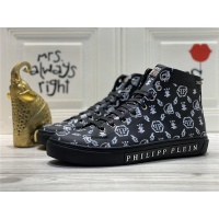 Cheap Philipp Plein PP High Tops Shoes For Men #892988 Replica Wholesale [$85.00 USD] [ITEM#892988] on Replica Philipp Plein PP High Tops Shoes