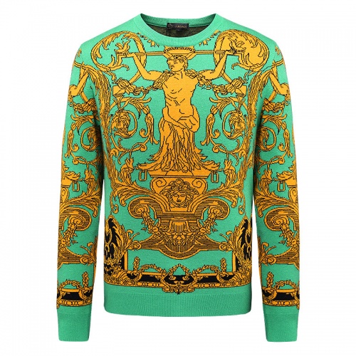 Cheap Versace Sweaters Long Sleeved For Men #897352 Replica Wholesale [$43.00 USD] [ITEM#897352] on Replica Versace Sweaters