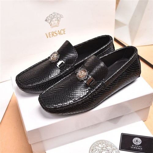Cheap Versace Leather Shoes For Men #898226 Replica Wholesale [$80.00 USD] [ITEM#898226] on Replica Versace Leather Shoes