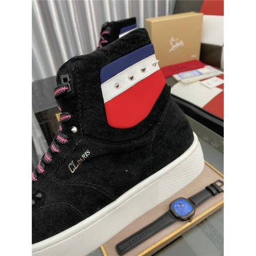 Cheap Christian Louboutin High Tops Shoes For Men #899004 Replica Wholesale [$108.00 USD] [ITEM#899004] on Replica Christian Louboutin High Top Shoes