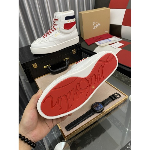 Cheap Christian Louboutin High Tops Shoes For Men #899116 Replica Wholesale [$108.00 USD] [ITEM#899116] on Replica Christian Louboutin High Top Shoes