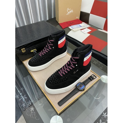 Cheap Christian Louboutin High Tops Shoes For Women #899128 Replica Wholesale [$108.00 USD] [ITEM#899128] on Replica Christian Louboutin High Top Shoes