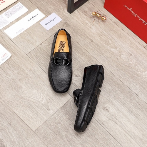 Cheap Salvatore Ferragamo Leather Shoes For Men #900098 Replica Wholesale [$72.00 USD] [ITEM#900098] on Replica Salvatore Ferragamo Leather Shoes
