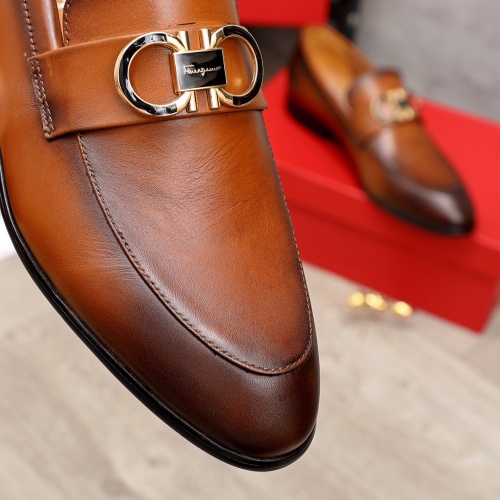 Cheap Salvatore Ferragamo Leather Shoes For Men #900138 Replica Wholesale [$72.00 USD] [ITEM#900138] on Replica Salvatore Ferragamo Leather Shoes