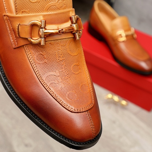Cheap Salvatore Ferragamo Leather Shoes For Men #900149 Replica Wholesale [$82.00 USD] [ITEM#900149] on Replica Salvatore Ferragamo Leather Shoes