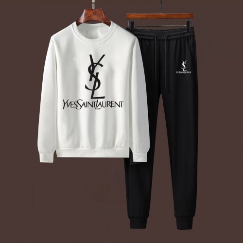Cheap Yves Saint Laurent YSL Tracksuits Long Sleeved For Men #901546 Replica Wholesale [$88.00 USD] [ITEM#901546] on Replica Yves Saint Laurent YSL Tracksuits