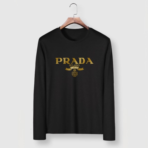 Cheap Prada T-Shirts Long Sleeved For Men #903431 Replica Wholesale [$29.00 USD] [ITEM#903431] on Replica Prada T-Shirts