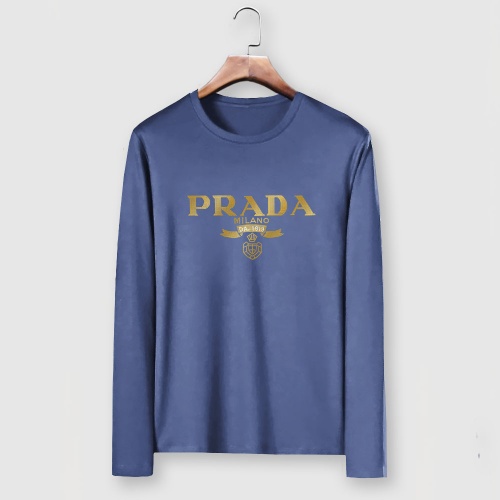 Cheap Prada T-Shirts Long Sleeved For Men #903432 Replica Wholesale [$29.00 USD] [ITEM#903432] on Replica Prada T-Shirts