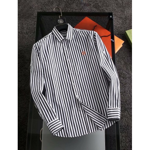 Cheap Hermes Shirts Long Sleeved For Men #904802 Replica Wholesale [$40.00 USD] [ITEM#904802] on Replica Hermes Shirts