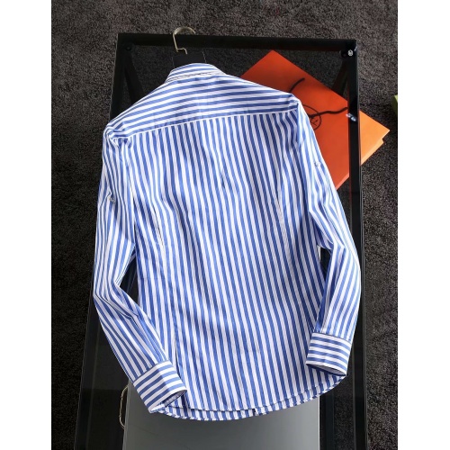 Cheap Hermes Shirts Long Sleeved For Men #904803 Replica Wholesale [$40.00 USD] [ITEM#904803] on Replica Hermes Shirts