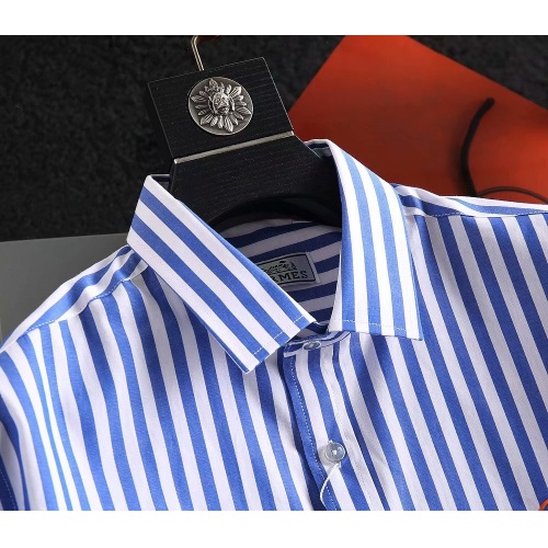 Cheap Hermes Shirts Long Sleeved For Men #904803 Replica Wholesale [$40.00 USD] [ITEM#904803] on Replica Hermes Shirts