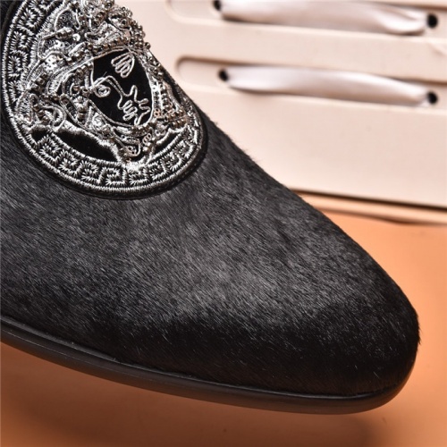 Cheap Versace Leather Shoes For Men #905300 Replica Wholesale [$102.00 USD] [ITEM#905300] on Replica Versace Leather Shoes
