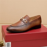 Cheap Salvatore Ferragamo Leather Shoes For Men #895025 Replica Wholesale [$82.00 USD] [ITEM#895025] on Replica Salvatore Ferragamo Leather Shoes