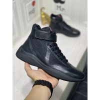 Cheap Prada High Tops Shoes For Men #899153 Replica Wholesale [$92.00 USD] [ITEM#899153] on Replica Prada High Top Shoes