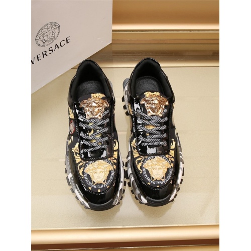 Cheap Versace Casual Shoes For Men #906829 Replica Wholesale [$82.00 USD] [ITEM#906829] on Replica Versace Casual Shoes