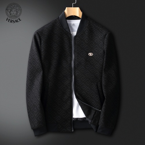 Cheap Versace Jackets Long Sleeved For Men #907398 Replica Wholesale [$60.00 USD] [ITEM#907398] on Replica Versace Jackets