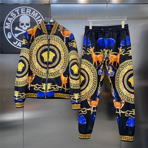 Cheap Versace Tracksuits Long Sleeved For Men #908618 Replica Wholesale [$82.00 USD] [ITEM#908618] on Replica Versace Tracksuits