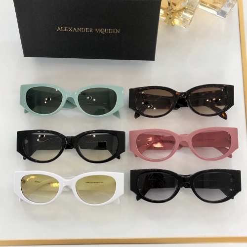 Cheap Alexander McQueen AAA Quality Sunglasses #908851 Replica Wholesale [$62.00 USD] [ITEM#908851] on Replica Alexander McQueen AAA Quality Sunglasses