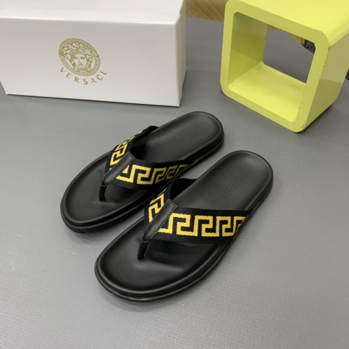 Cheap Versace Slippers For Men #909500 Replica Wholesale [$64.00 USD] [ITEM#909500] on Replica Versace Slippers