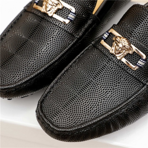 Cheap Versace Leather Shoes For Men #909707 Replica Wholesale [$68.00 USD] [ITEM#909707] on Replica Versace Leather Shoes