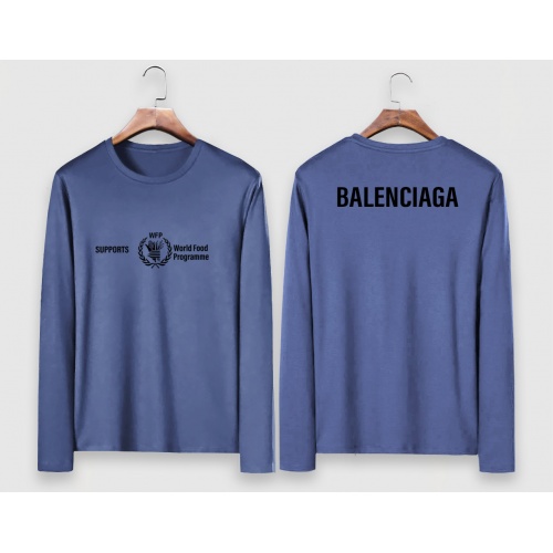 Cheap Balenciaga T-Shirts Long Sleeved For Men #910631 Replica Wholesale [$34.00 USD] [ITEM#910631] on Replica Balenciaga T-Shirts
