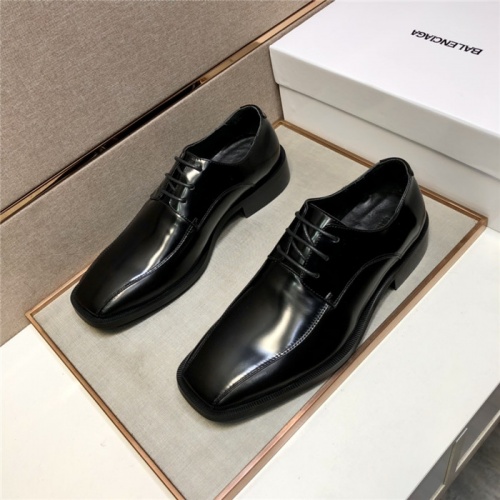 Cheap Balenciaga Leather Shoes For Men #910845 Replica Wholesale [$85.00 USD] [ITEM#910845] on Replica Balenciaga Leather Shoes