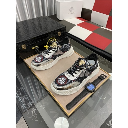 Cheap Versace Casual Shoes For Men #911194 Replica Wholesale [$72.00 USD] [ITEM#911194] on Replica Versace Casual Shoes