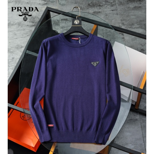 Cheap Prada Sweater Long Sleeved For Men #912297 Replica Wholesale [$43.00 USD] [ITEM#912297] on Replica Prada Sweater