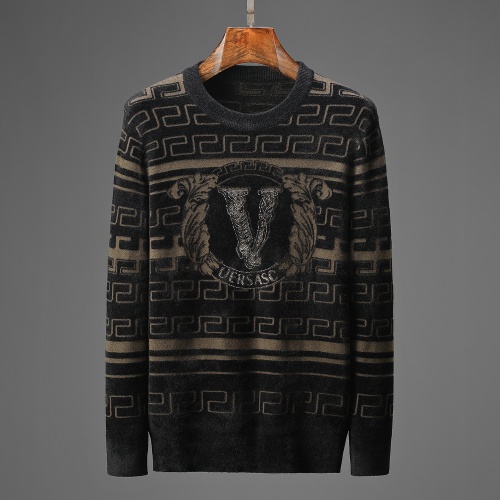 Cheap Versace Sweaters Long Sleeved For Men #914019 Replica Wholesale [$56.00 USD] [ITEM#914019] on Replica Versace Sweaters