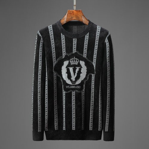 Cheap Versace Sweaters Long Sleeved For Men #914020 Replica Wholesale [$56.00 USD] [ITEM#914020] on Replica Versace Sweaters