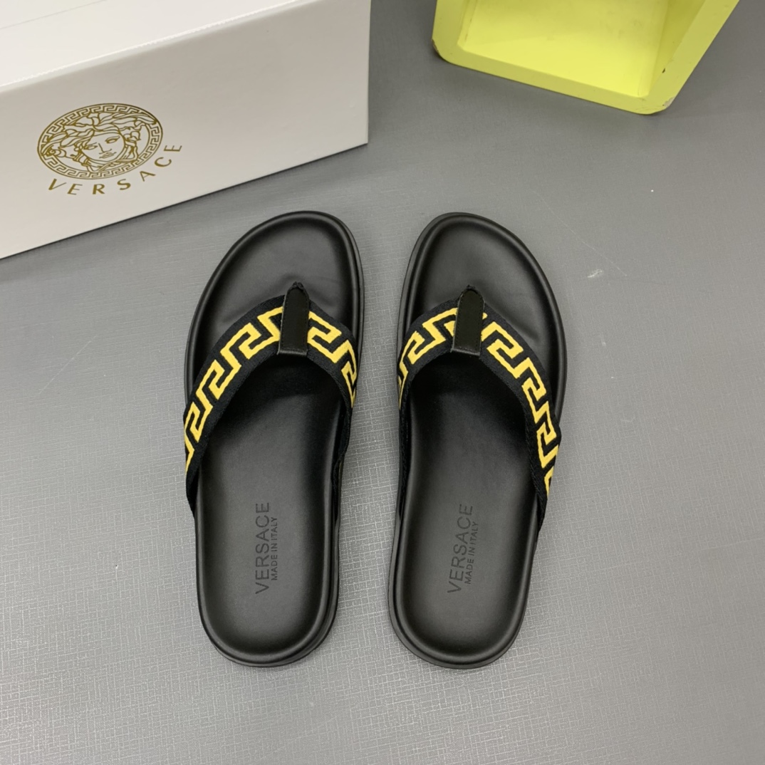 Cheap Versace Slippers For Men #909500 Replica Wholesale [$64.00 USD ...