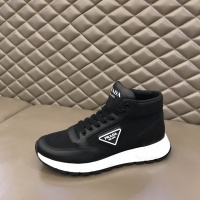 Cheap Prada High Tops Shoes For Men #911755 Replica Wholesale [$82.00 USD] [ITEM#911755] on Replica Prada High Top Shoes