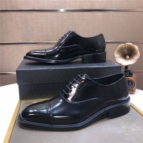 Cheap Prada Leather Shoes For Men #917811 Replica Wholesale [$98.00 USD] [ITEM#917811] on Replica Prada Leather Shoes