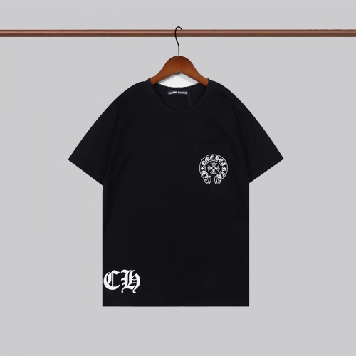 Cheap Chrome Hearts T-Shirts Short Sleeved For Men #919381 Replica Wholesale [$32.00 USD] [ITEM#919381] on Replica Chrome Hearts T-Shirts