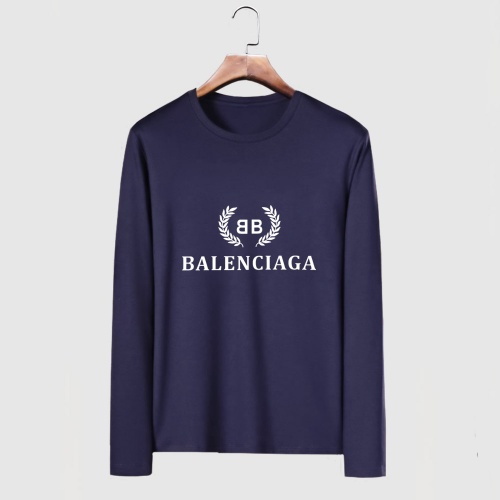 Cheap Balenciaga T-Shirts Long Sleeved For Men #919953 Replica Wholesale [$29.00 USD] [ITEM#919953] on Replica Balenciaga T-Shirts