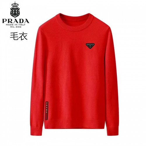 Cheap Prada Sweater Long Sleeved For Men #921077 Replica Wholesale [$42.00 USD] [ITEM#921077] on Replica Prada Sweater