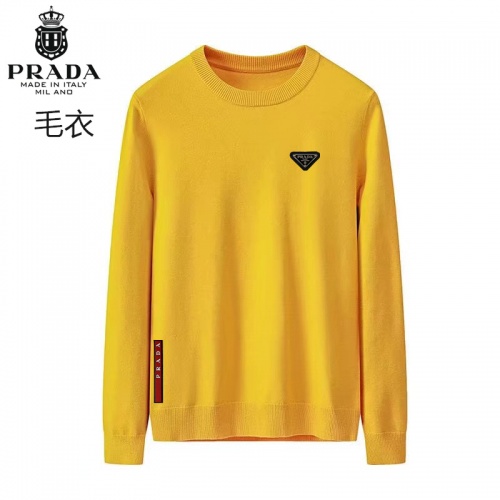 Cheap Prada Sweater Long Sleeved For Men #921080 Replica Wholesale [$42.00 USD] [ITEM#921080] on Replica Prada Sweater