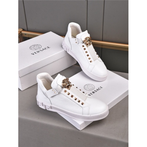 Cheap Versace Casual Shoes For Men #921327 Replica Wholesale [$80.00 USD] [ITEM#921327] on Replica Versace Casual Shoes