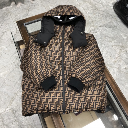 Cheap Fendi Down Feather Coat Long Sleeved For Unisex #921704 Replica Wholesale [$162.00 USD] [ITEM#921704] on Replica Fendi Down Feather Coat