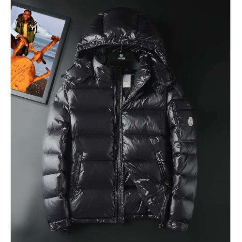 Cheap Moncler Down Feather Coat Long Sleeved For Men #921782 Replica Wholesale [$132.00 USD] [ITEM#921782] on Replica Moncler Down Feather Coat