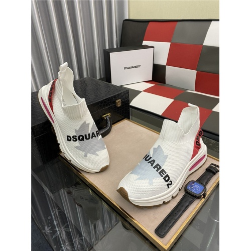 Cheap Dsquared2 Casual Shoes For Men #921877 Replica Wholesale [$80.00 USD] [ITEM#921877] on Replica Dsquared Casual Shoes