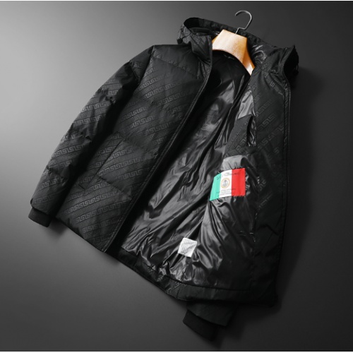Cheap Versace Down Coat Long Sleeved For Men #922138 Replica Wholesale [$85.00 USD] [ITEM#922138] on Replica Versace Down Coat
