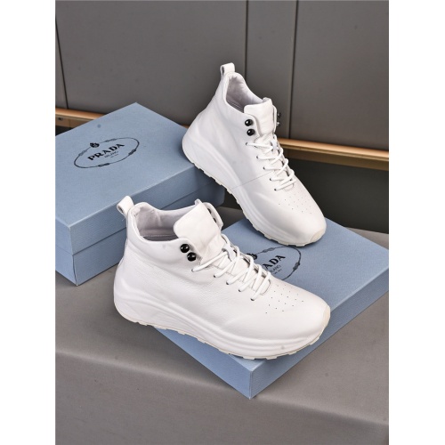 Cheap Prada High Tops Shoes For Men #922232 Replica Wholesale [$100.00 USD] [ITEM#922232] on Replica Prada High Top Shoes