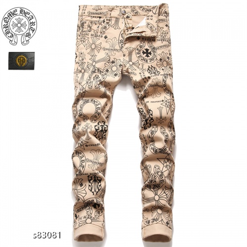 Cheap Chrome Hearts Jeans For Men #922262 Replica Wholesale [$48.00 USD] [ITEM#922262] on Replica Chrome Hearts Jeans
