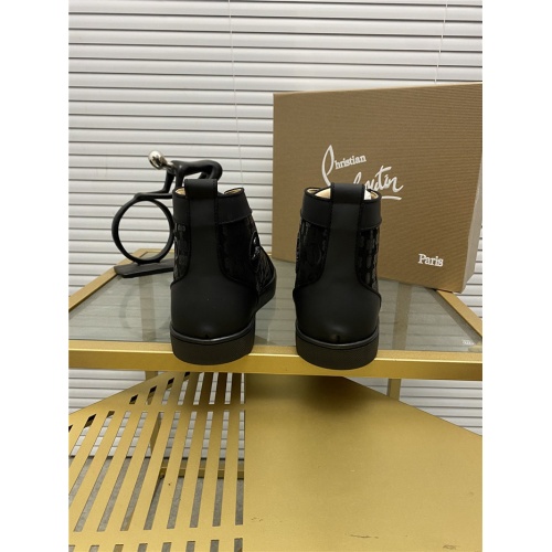 Cheap Christian Louboutin High Tops Shoes For Men #922655 Replica Wholesale [$92.00 USD] [ITEM#922655] on Replica Christian Louboutin High Top Shoes