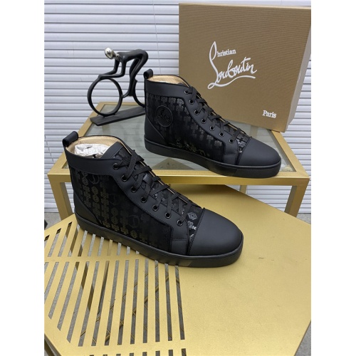 Cheap Christian Louboutin High Tops Shoes For Women #922668 Replica Wholesale [$92.00 USD] [ITEM#922668] on Replica Christian Louboutin High Top Shoes