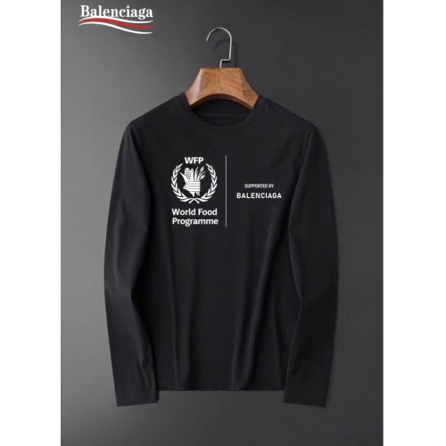 Cheap Balenciaga T-Shirts Long Sleeved For Men #923748 Replica Wholesale [$35.00 USD] [ITEM#923748] on Replica Balenciaga T-Shirts