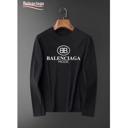 Cheap Balenciaga T-Shirts Long Sleeved For Men #923811 Replica Wholesale [$35.00 USD] [ITEM#923811] on Replica Balenciaga T-Shirts