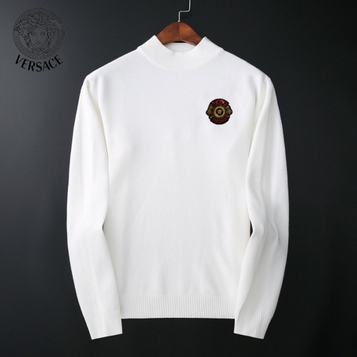 Cheap Versace Sweaters Long Sleeved For Men #923865 Replica Wholesale [$42.00 USD] [ITEM#923865] on Replica Versace Sweaters