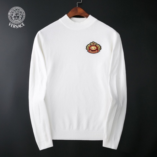 Cheap Versace Sweaters Long Sleeved For Men #923892 Replica Wholesale [$42.00 USD] [ITEM#923892] on Replica Versace Sweaters